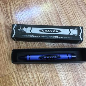 Crayon Retractable Rollerball Pen by Acme Studio